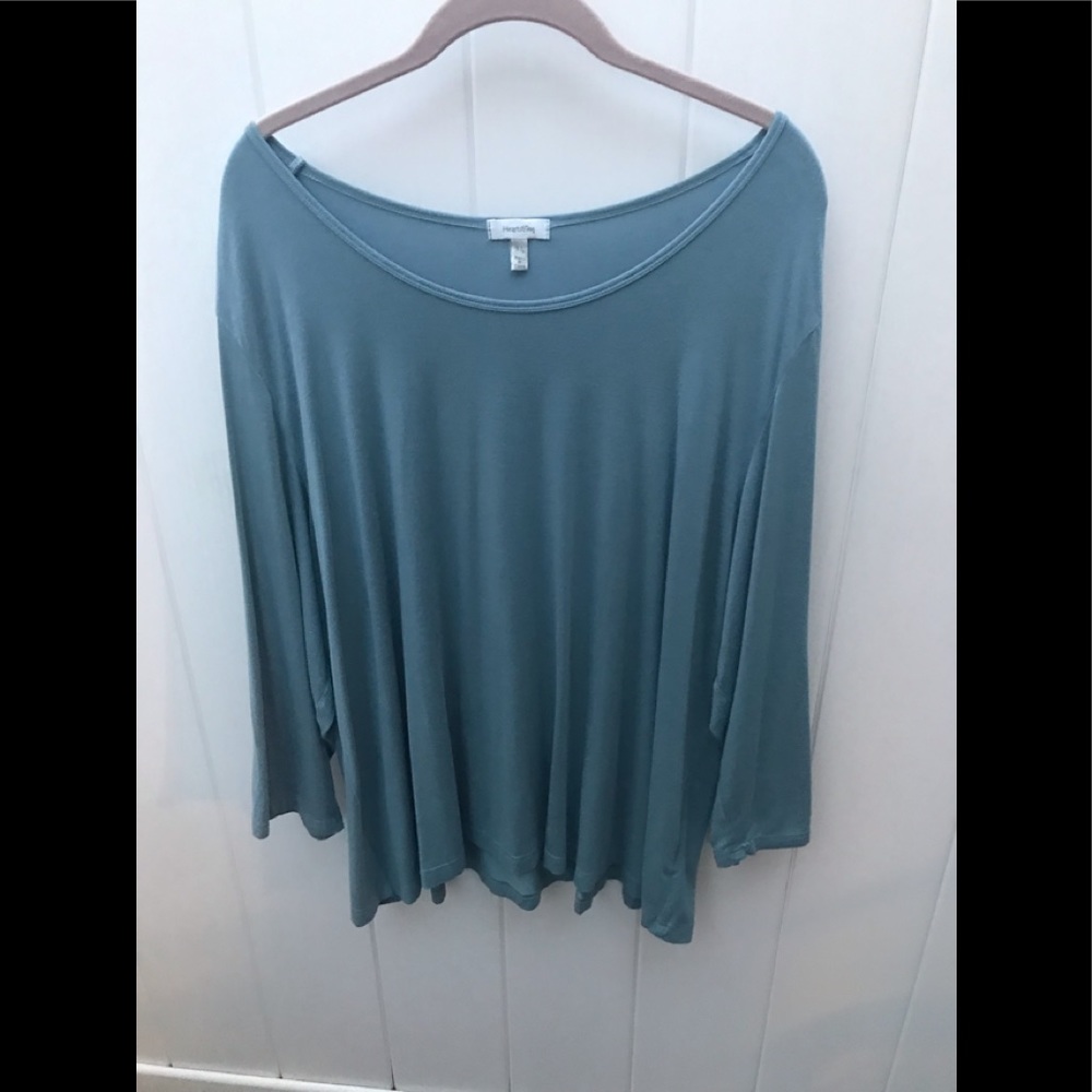 Heartstring 2XL blouse teal color like new